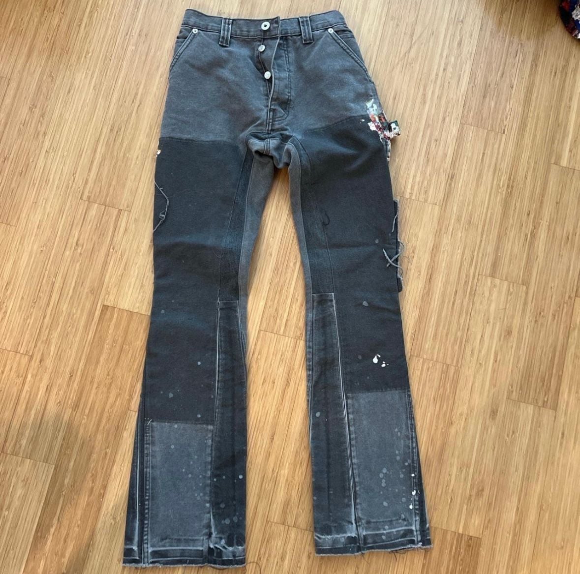 Gallery Dept. La Flare Carpenter Pants In Black